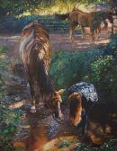 "You Can Take a Horse to Water..."
Original oil on canvas D.M.Dent
20"x30"
£2250